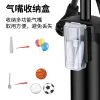 BM-6438N floor-standing air pump, bicycle air pump, car bicycle air pump, portable floor-standing air pump with air pressure gauge, floor-standing air pump for basketball toys Item Picture